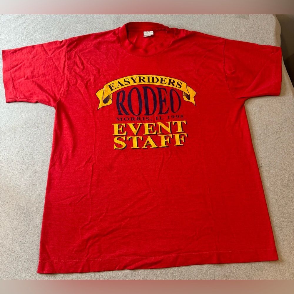Vintage T-shirt Esy riders Rodeo Morris iL 1995 single stitch Size XL